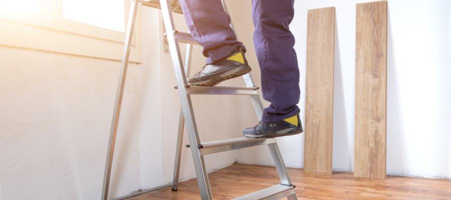 ladder safety at work